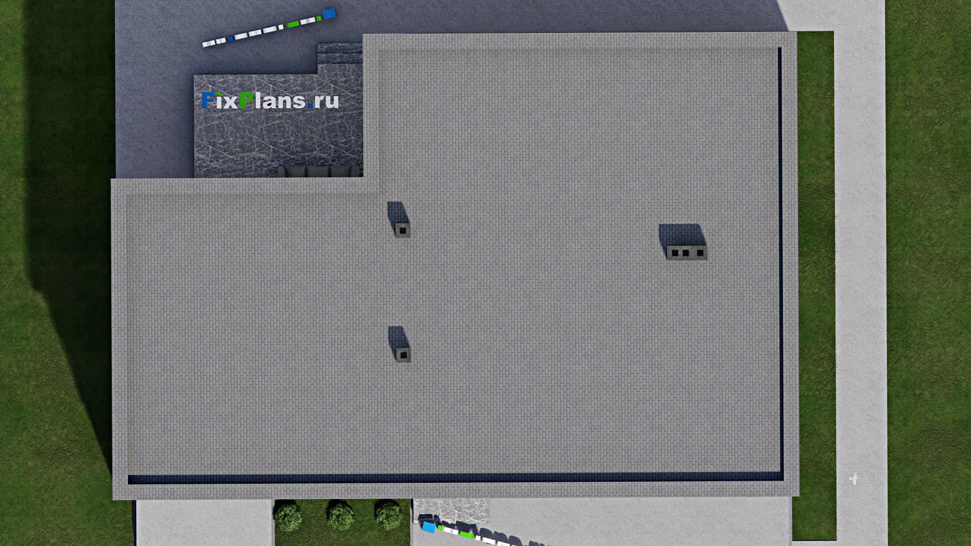 F-8351 - Проект двухэтажного дома 14 на 20, площадью 200 м² с террасой, балконом и 4 спальнями